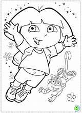 Dora Explorer Dinokids sketch template