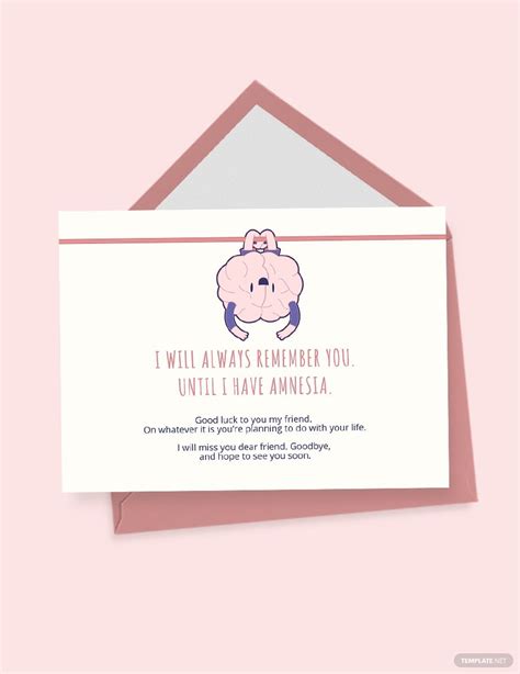 funny farewell card template illustrator word apple pages