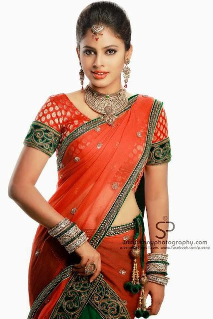 Actress Nandita Swetha Latest Pics Saree Photoshoot Stills