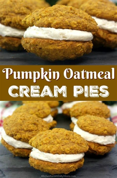 Pumpkin Oatmeal Cream Pies Are A Great Addition To Your Holiday Baking