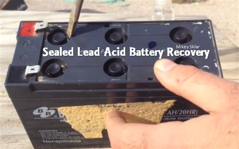 video diy   recover  totally dead sealed lead acid battery brilliant diy