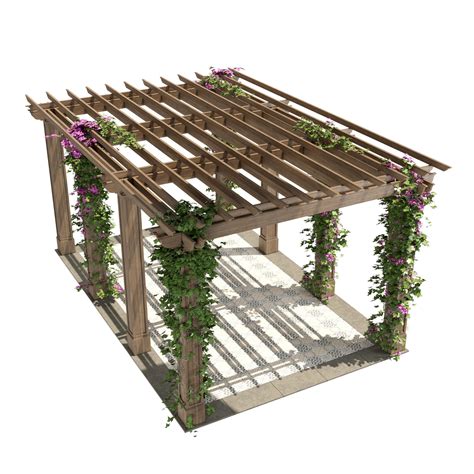 pergola design plans  model cgtrader