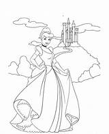 Coloring Castle Pages Disney Princess Cinderella Printable Disneyland Getcolorings Cendrillon Fantasmic Adults Getdrawings Visiter Color Print Colorings Coloriage Template sketch template