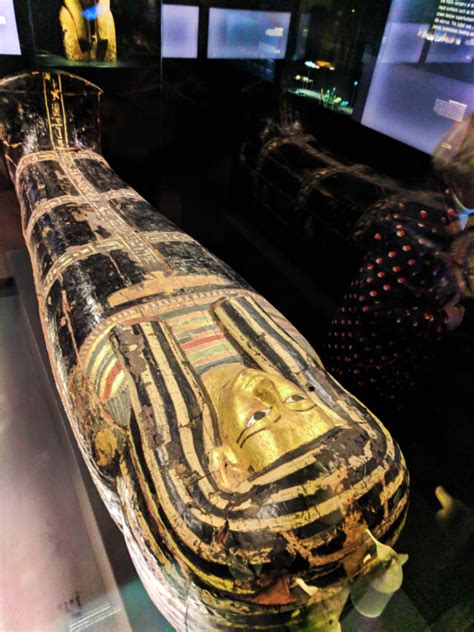 mummy sarcophagus  egyptology exhibits  royal bc museum victoria bc