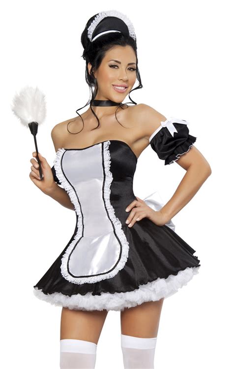 japanese maid new sexy costumes cute french maid costume for women