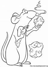 Ratatouille Coloring sketch template
