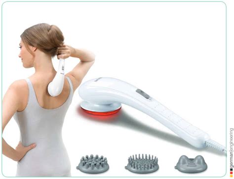 beurer infrarot massagegeraet sanfte vibrationsmassage infrarotwaerme neu