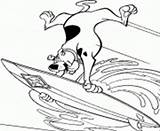 Coloring Pages Scooby Doo 871d Surfing Printable Print sketch template
