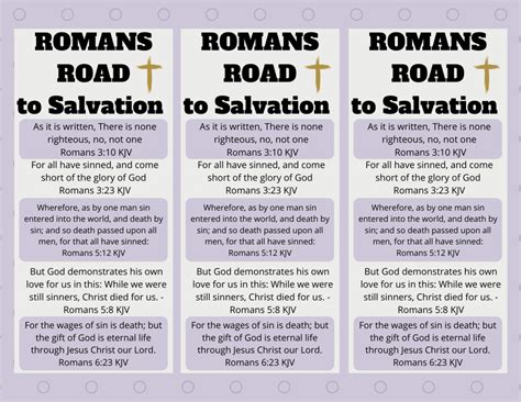 romans road  salvation bible verses