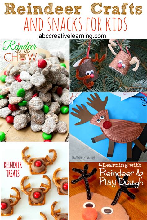 reindeer crafts  snacks  kids