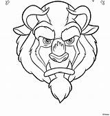 Bestia Angry Beaty Maske Príncipe Kreidezeichnungen Skizzen Visitar Draw Fera öffnen Acesso Coloringpagesonly sketch template