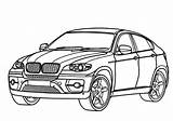Bmw X6 Coloring Car Pages I8 Color Drawing Print Cars Tocolor Printable Sheets M3 Drawings Kids Sketch Getdrawings Getcolorings Awesome sketch template