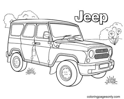 jeep rubicon coloring pages jeep coloring pages coloring pages