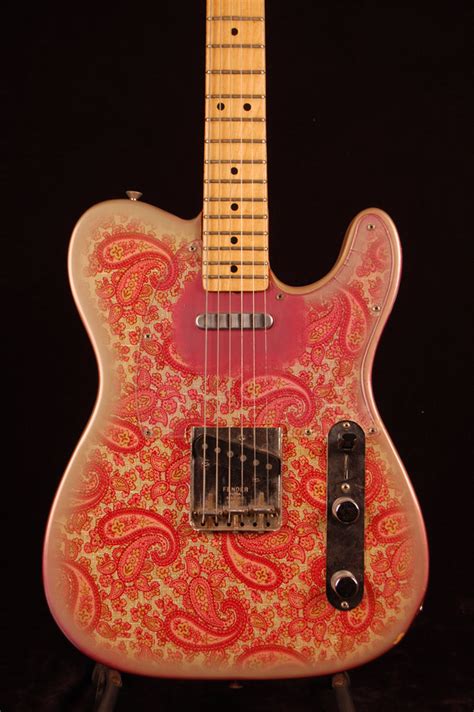 1968 Fender Telecaster Pink Paisley Woodstock Guitars