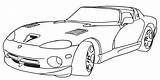 Coloring Pages Dodge Viper Demon Cars Sports Carscoloring Printable Popular Template sketch template