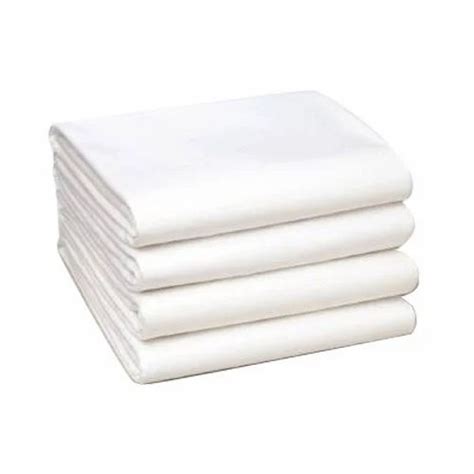 White Plain Bedsheet At Rs 100 Piece Plain Bed Sheets Id 11903323948