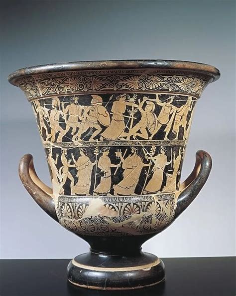 Red Figure Pottery Attic Kalyx Krater By The Niobid
