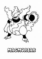 Pokemon Coloring Fire Pages Type Printable Magmortar Hellokids Colouring Print Color Torchic Para Colorear Sheets Ausmalbilder Board Getcolorings Visit Dibujos sketch template