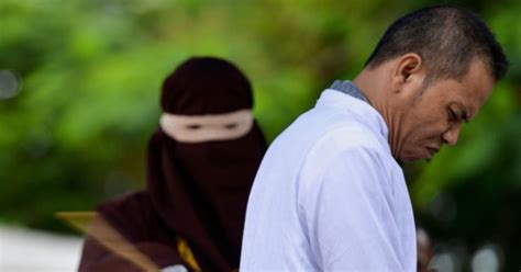 indonesian man who enforced sharia adultery laws flogged