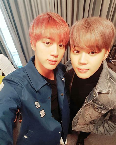 Jin And Park Jimin 12 Jimin Bts Photo 41200470 Fanpop