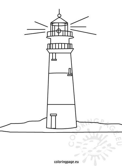 lighthouse coloring page coloring page