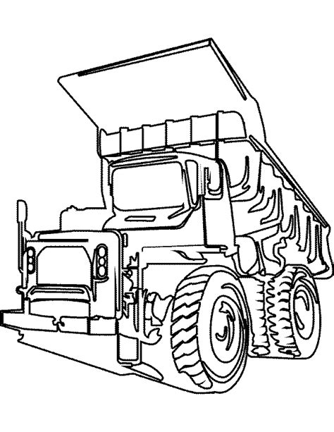 big truck coloring pages coloring home