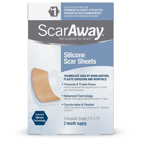 scaraway silicone scar treatment sheets     walgreens