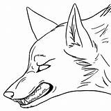 Wolf Drawing Anime Coloring Pages Angry Wolves Head Drawings Snarling Lineart Side Deviantart Sketch Line Draw Cartoon Pack Easy Rocks sketch template