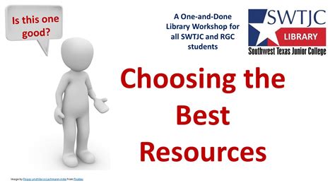 choosing   resources wed  apr  library