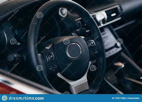 car interior driver side view modern car interior design stock photo image