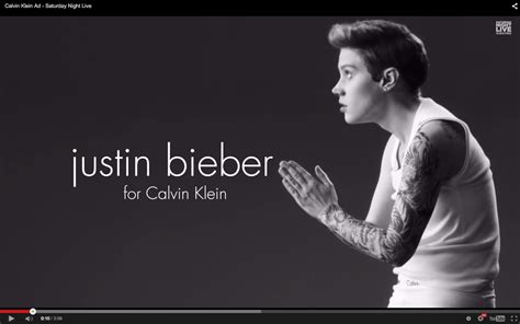 justin bieber s calvin klein ads get the snl treatment