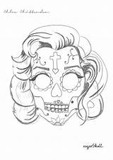 Marilyn Monroe Skull Coloring Pages Drawing Sugar Color Paintingvalley Tattoos Tattoo Designs Getdrawings Getcolorings Tattoodaze sketch template