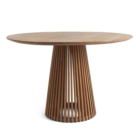 circular dining tables wood