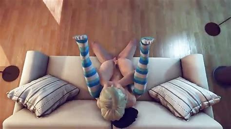animated blonde in knee socks anal fucked