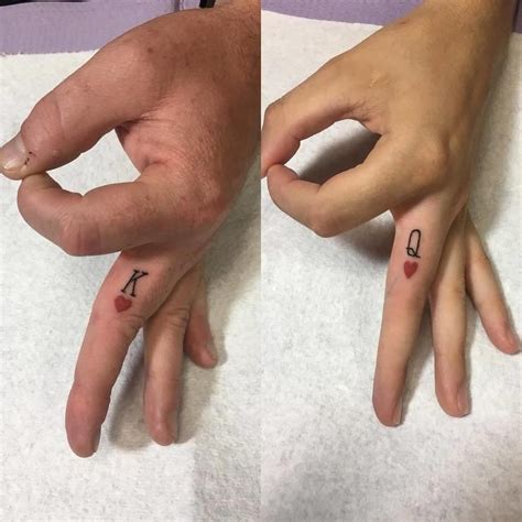 these matching couple s tattoos are too cute to show they re truly a