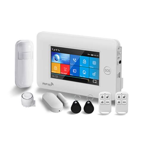 tuya wireless intrusion alarm monitoring security system  touchscreen  zones rfid alexa echo