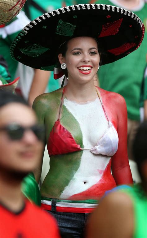 Fans Body Paint World Cup