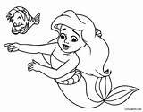Coloring Pages Mermaid Printable Choose Board Princess sketch template