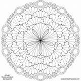 Mandala Mandalas Birthstone Tolles Donteatthepaste Blumenmandala Muster Carnation sketch template
