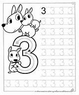 Preschool Menulis Nombor Preescolar Tracing Trabajo Belajar sketch template