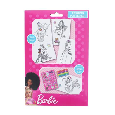 buy barbie set barbie colouring set colouring sheets barbie