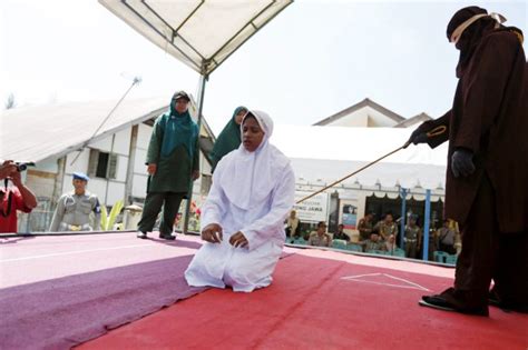 couple caned 26 times each for having sex before marriage in indonesia metro news