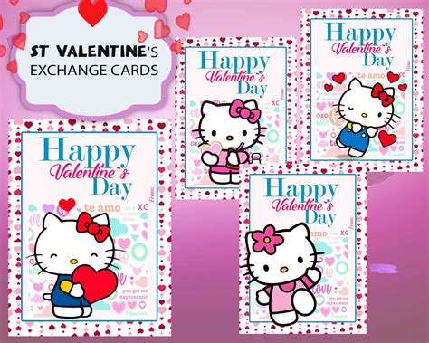 kitty valentines day cards