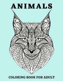 animals coloring book  adult  coloring pages adult featuring