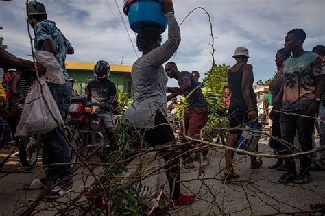 gangs rule   haiti    means  fuel  power  food