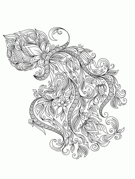 view printable animal coloring pages  adults easy png color pages collection