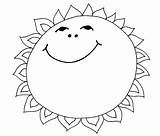 Sun Coloring Comment First sketch template