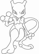 Pages Coloring Dew Mountain Template Mewtwo sketch template