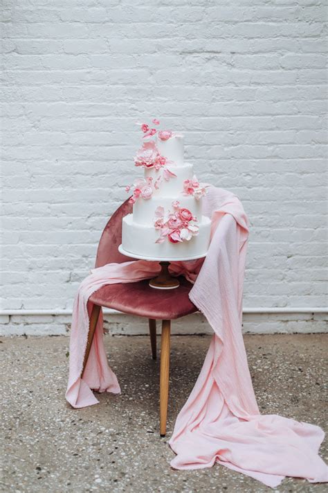 pink wedding pink wedding decor  layer cake