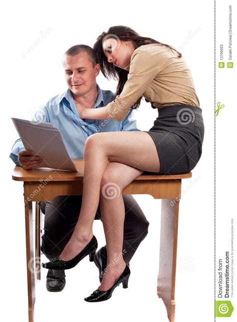 office flirting stock image image of friends girl